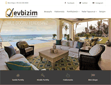 Tablet Screenshot of evbizim.com